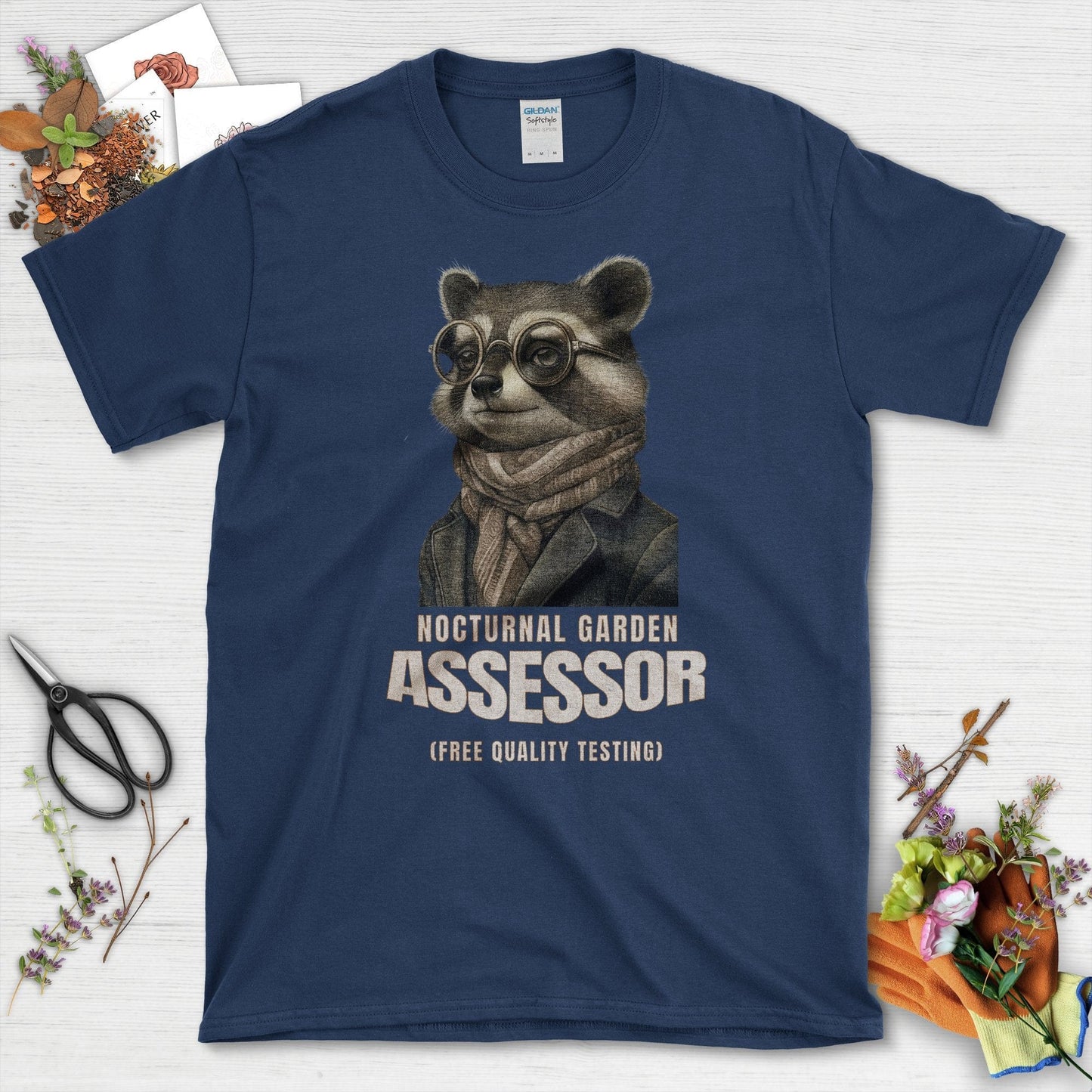 Nocturnal Garden Assessor T-Shirt Navy / S T-Shirt