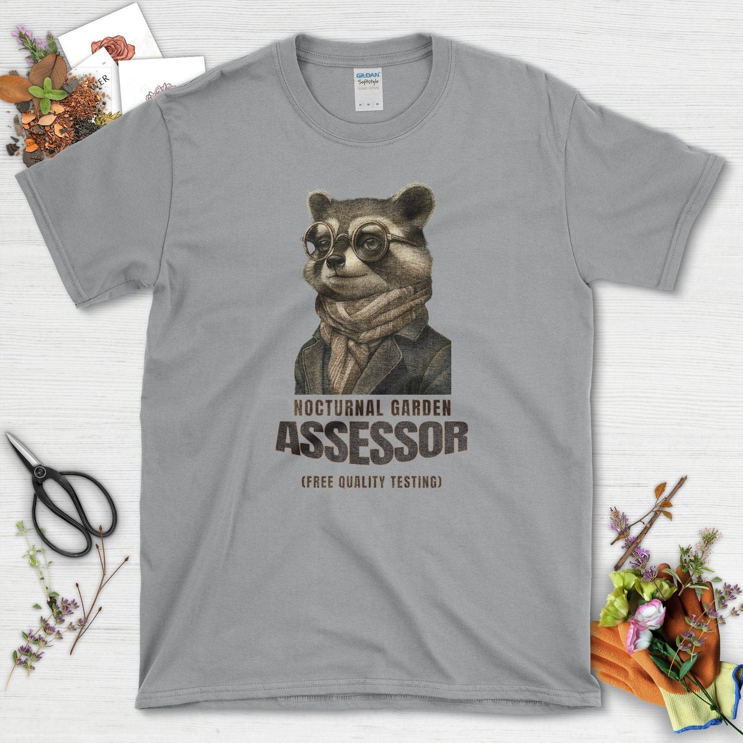 Nocturnal Garden Assessor T-Shirt Sport Grey / S T-Shirt