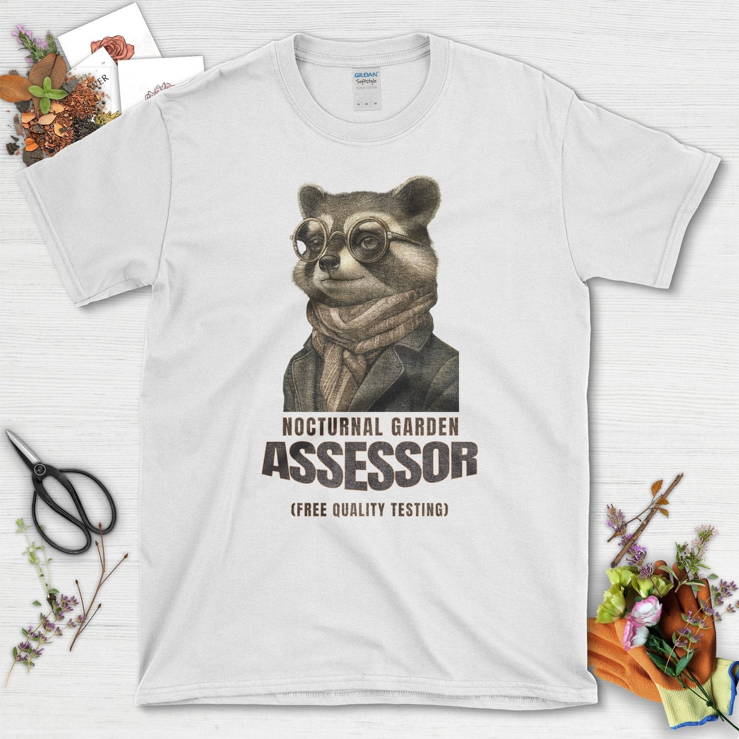 Nocturnal Garden Assessor T-Shirt White / S T-Shirt