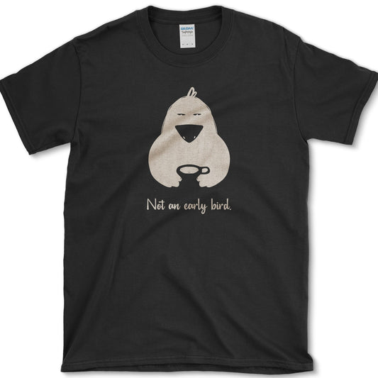 Not An Early Bird T-Shirt Black / S Essential Tees