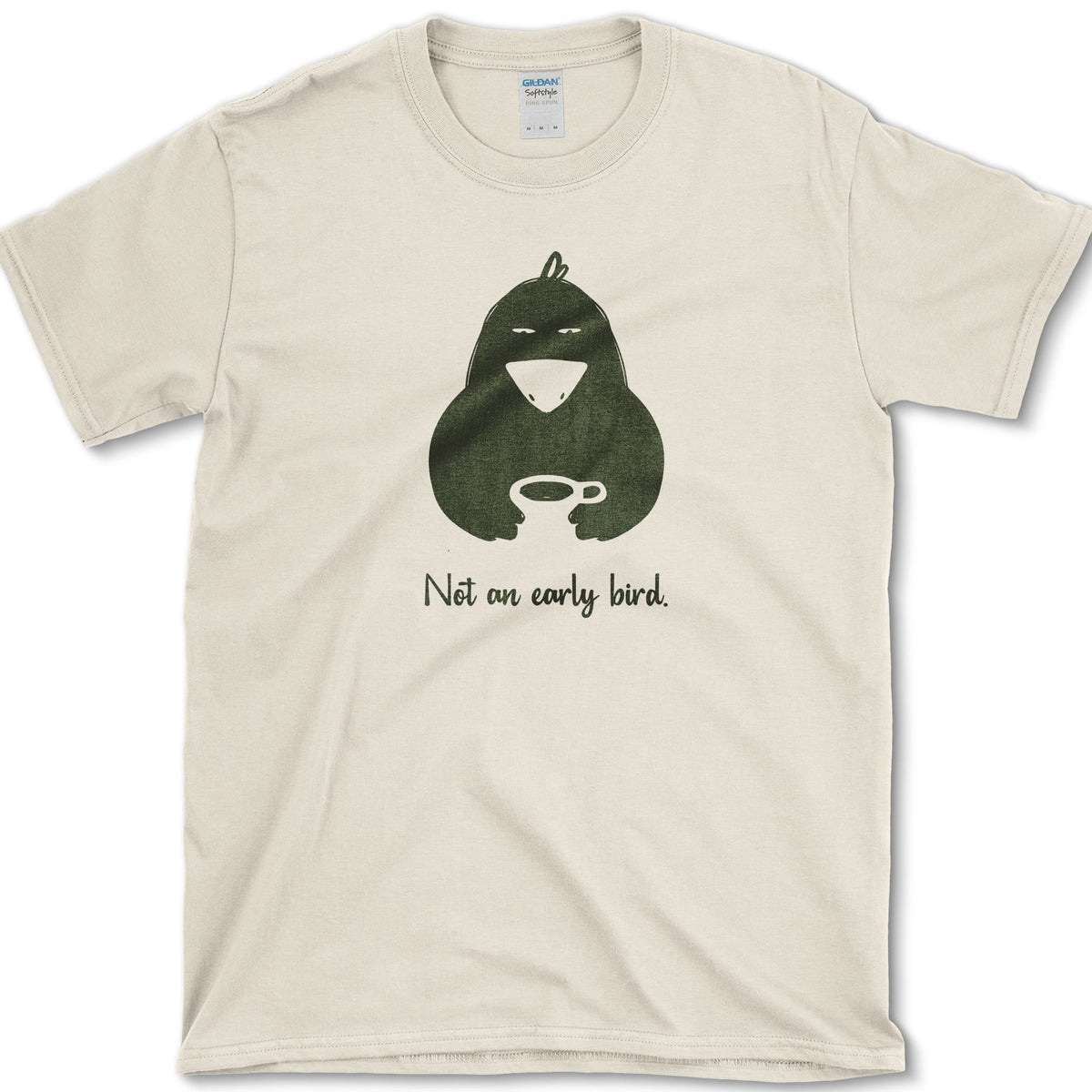 Not An Early Bird T-Shirt Natural / S Essential Tees