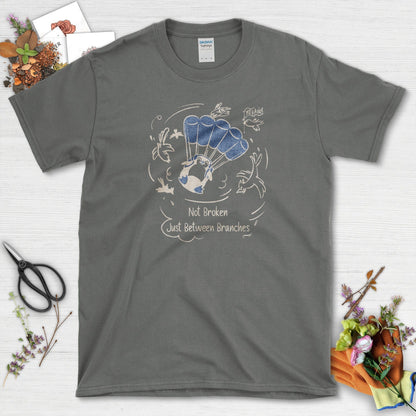 Not Broken Between Branches T-Shirt Charcoal / S T-Shirt