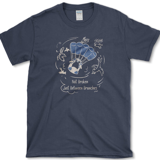 Not Broken Between Branches T-Shirt Navy / S Essential Tees