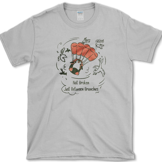 Not Broken Between Branches T-Shirt Sport Grey / S Essential Tees