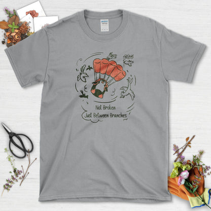 Not Broken Between Branches T-Shirt Sport Grey / S T-Shirt