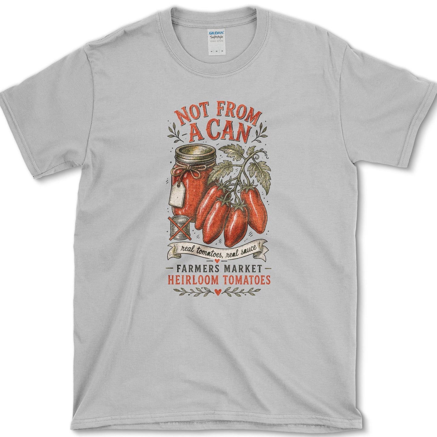 Not From A Can T-Shirt S / Sport Grey Essential Tees