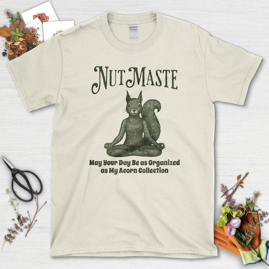 Nut Maste Acorn Collection T-Shirt Natural / S Physical Item