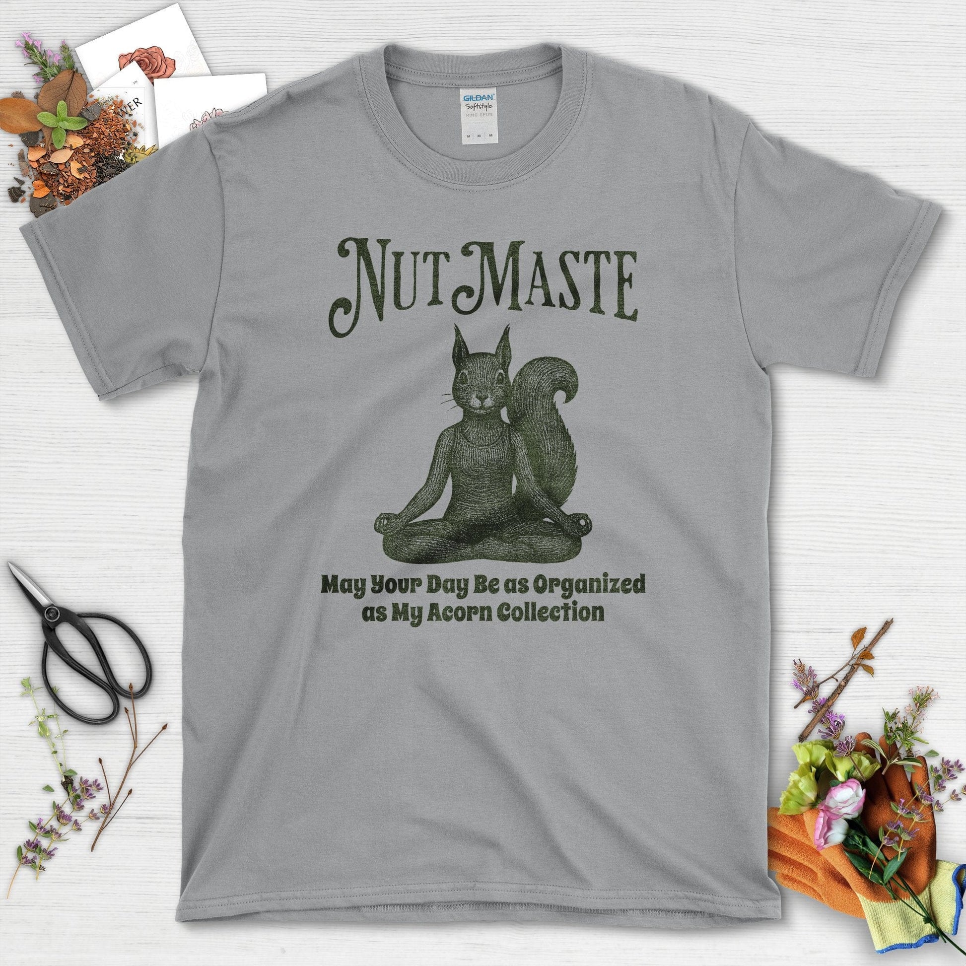 Nut Maste Acorn Collection T-Shirt Sport Grey / S Physical Item