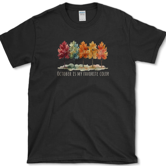 October Favorite Color T-Shirt Black / S Essential Tees