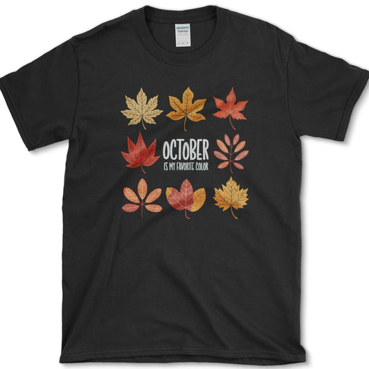 October Favorite Color T-Shirt Black / S Essential Tees