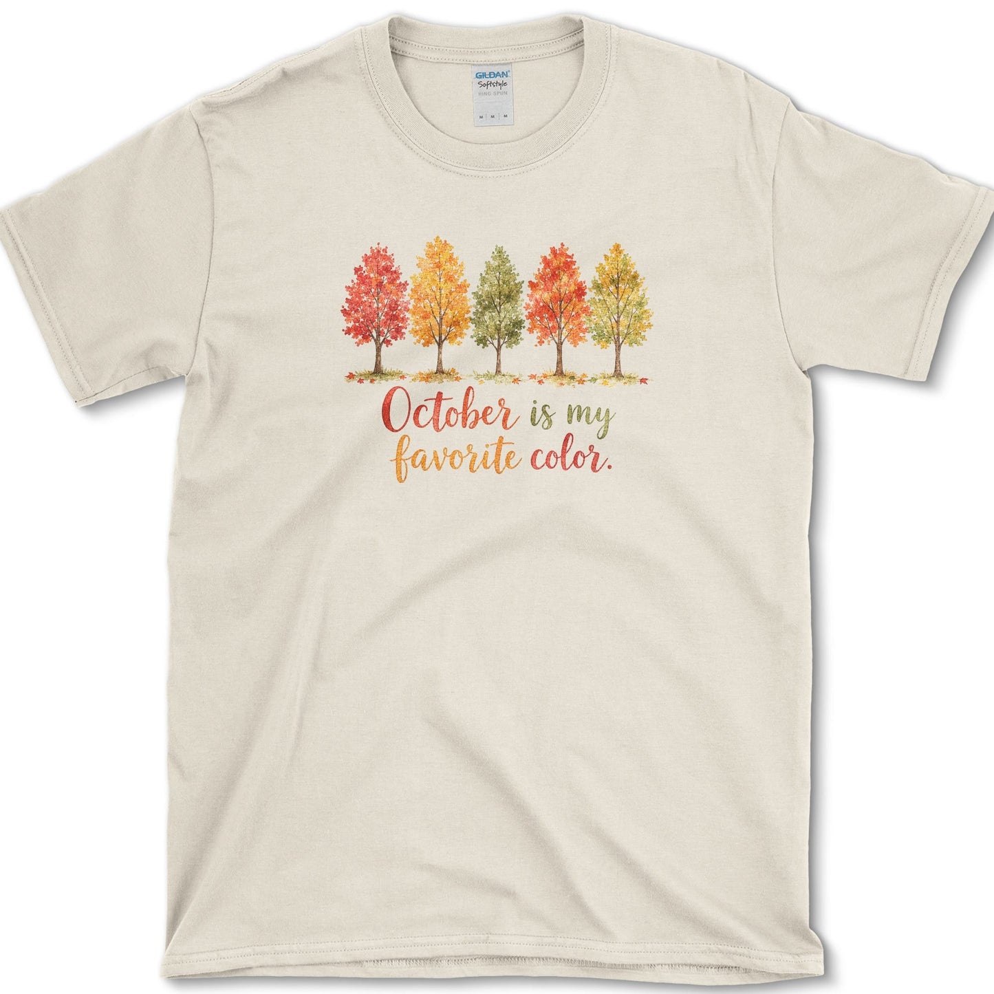 October Favorite Color T-Shirt Natural / S Essential Tees