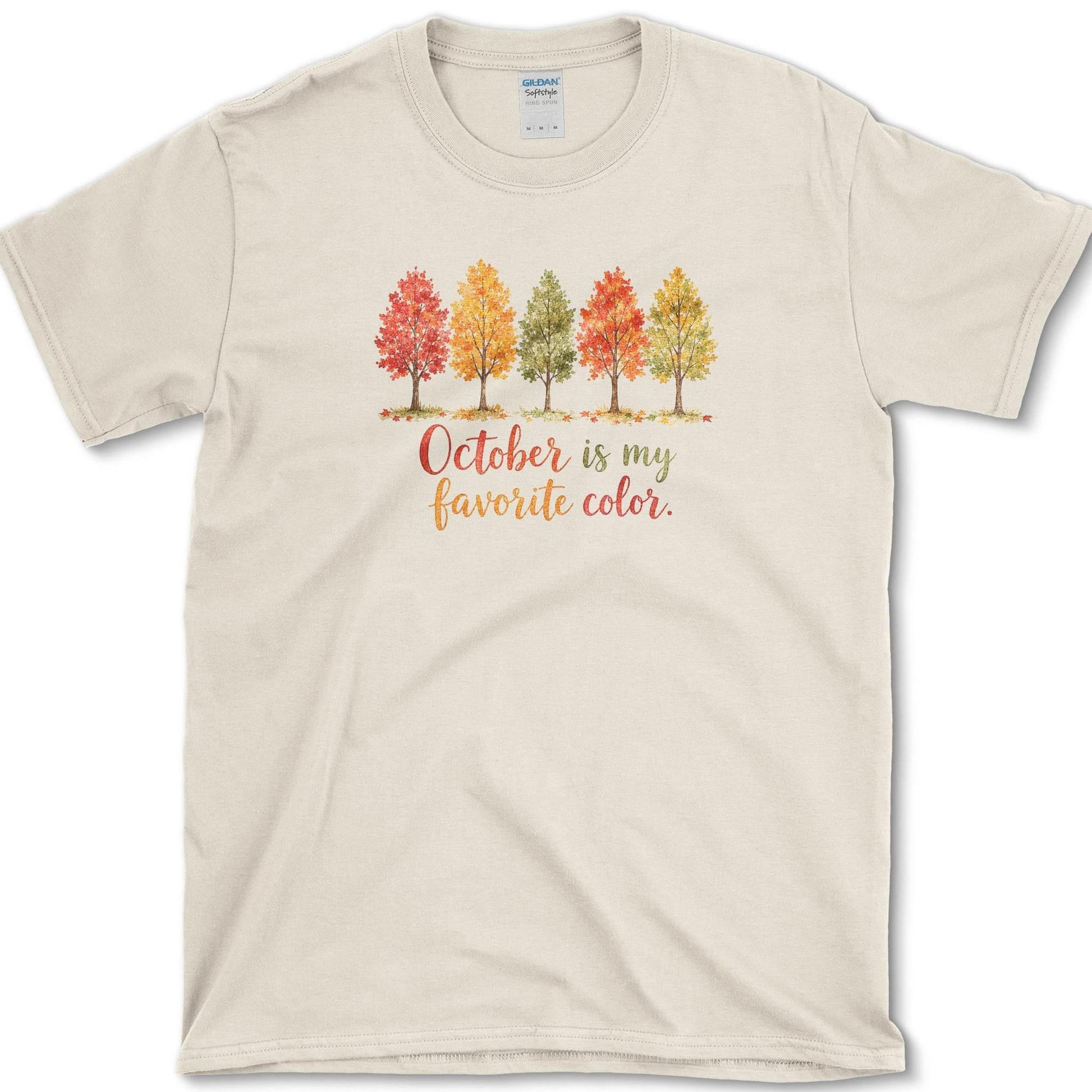 October Favorite Color T-Shirt Natural / S Essential Tees