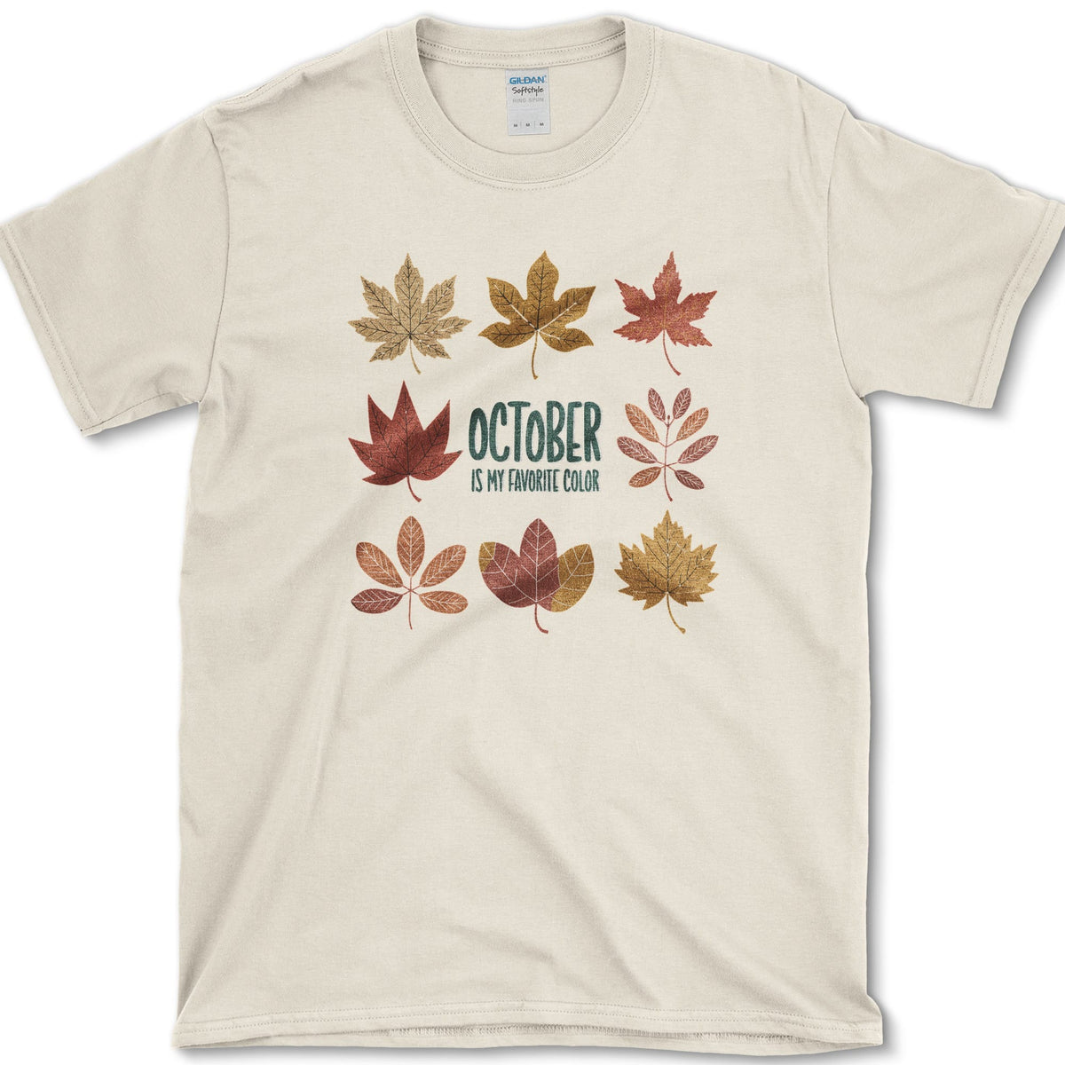October Favorite Color T-Shirt Natural / S Essential Tees