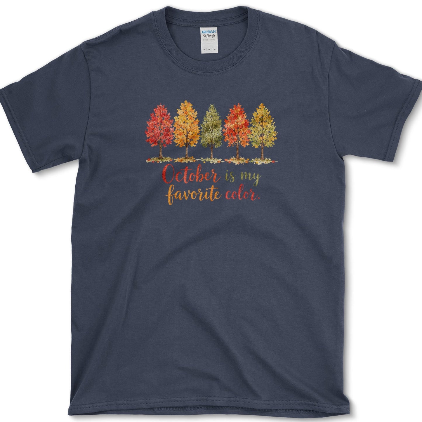 October Favorite Color T-Shirt Navy / S Essential Tees