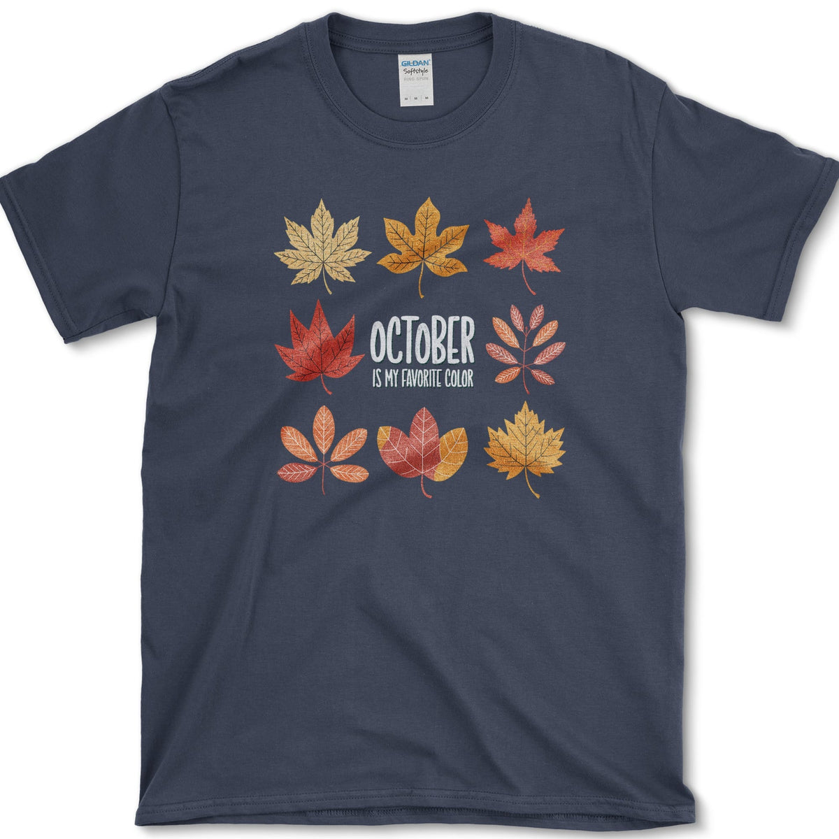 October Favorite Color T-Shirt Navy / S Essential Tees
