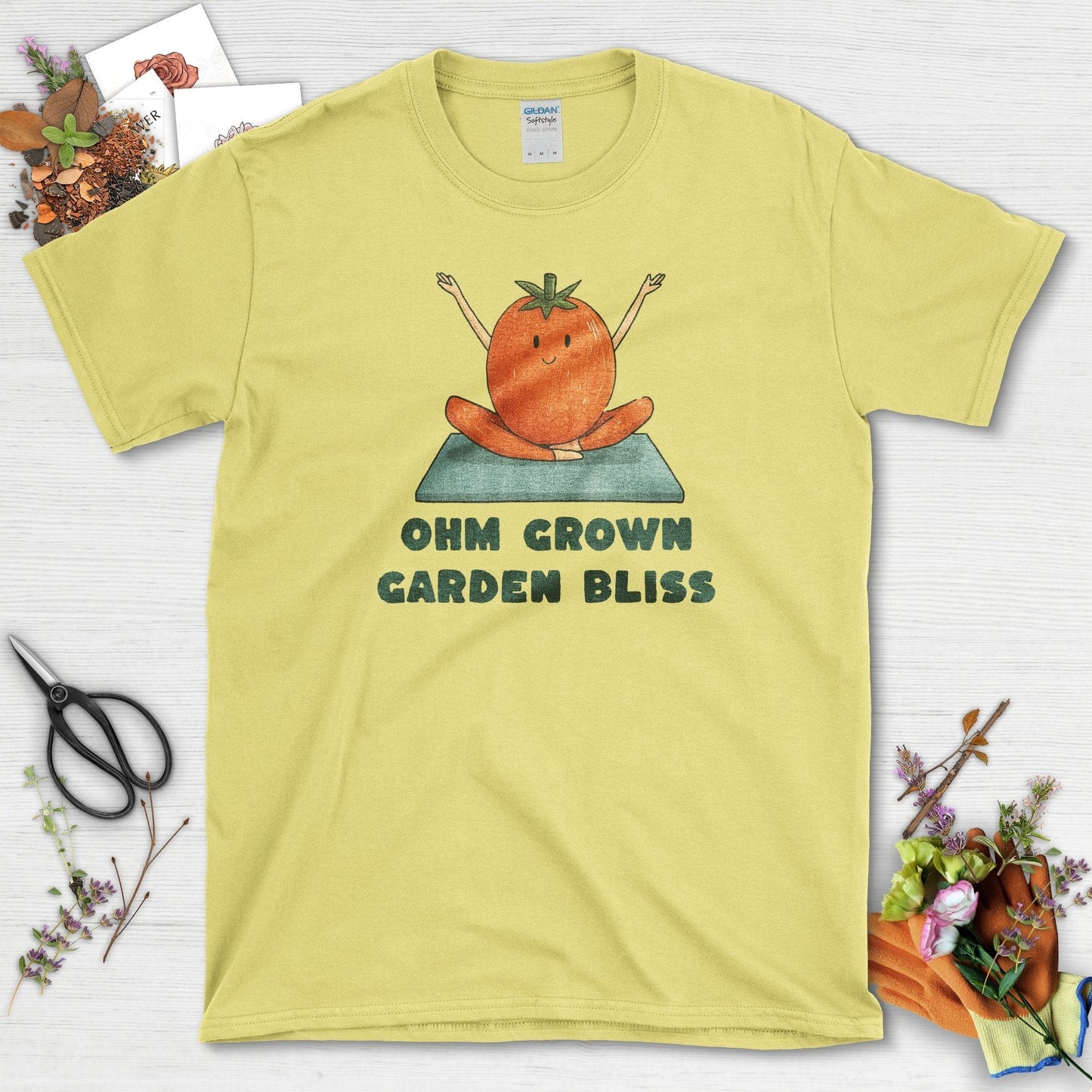 Ohm Grown Garden Bliss T-Shirt Cornsilk / S T-Shirt