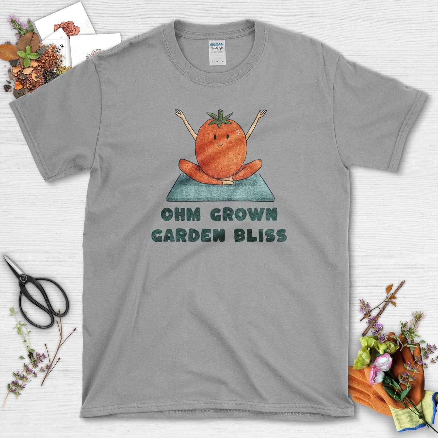 Ohm Grown Garden Bliss T-Shirt Sport Grey / S T-Shirt