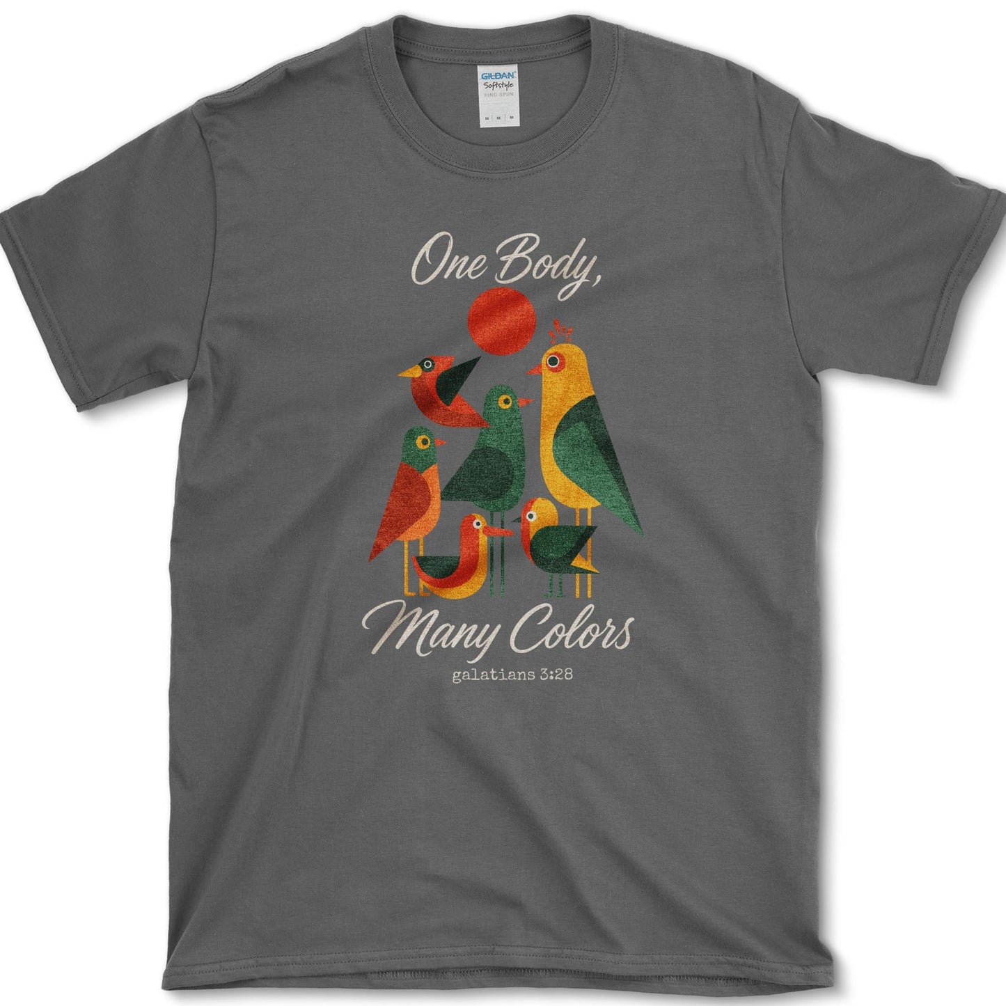 One Body, Many Colors T-Shirt S / Dark Heather Essential Tees