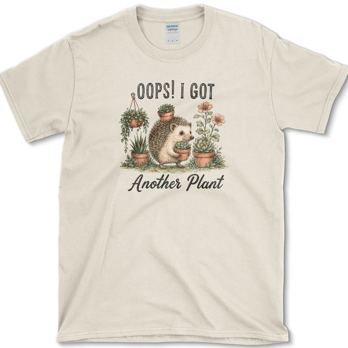 Oops Another Plant T-Shirt S / Natural Essential Tees