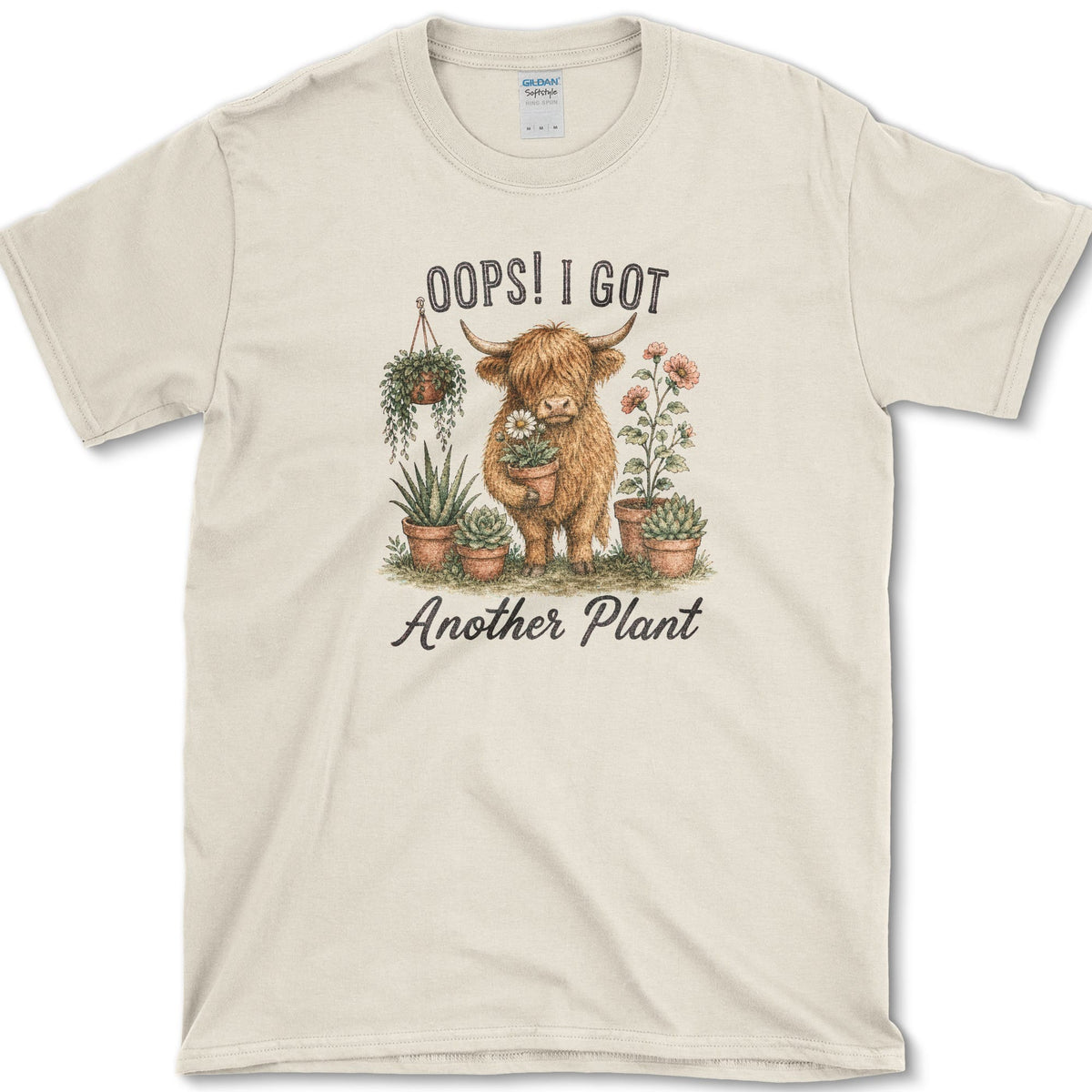 Oops Another Plant T-Shirt S / Natural Essential Tees
