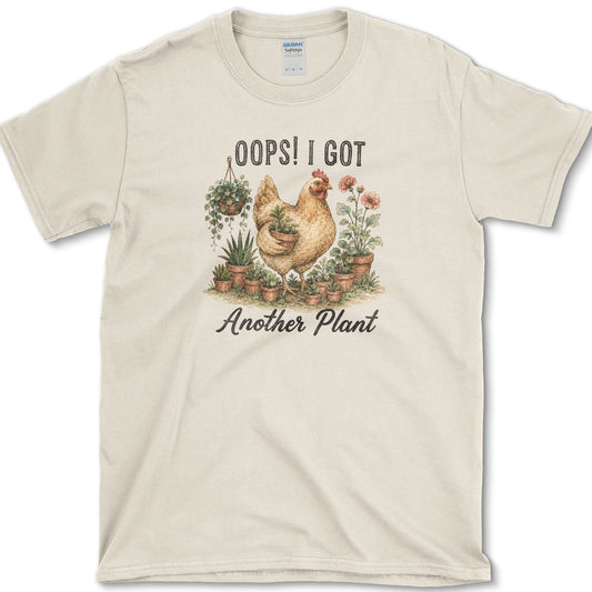 Oops Another Plant T-Shirt S / Natural Essential Tees