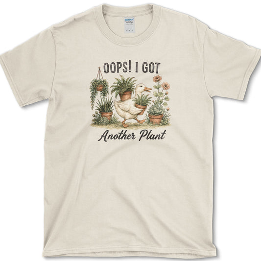 Oops Another Plant T-Shirt S / Natural Essential Tees