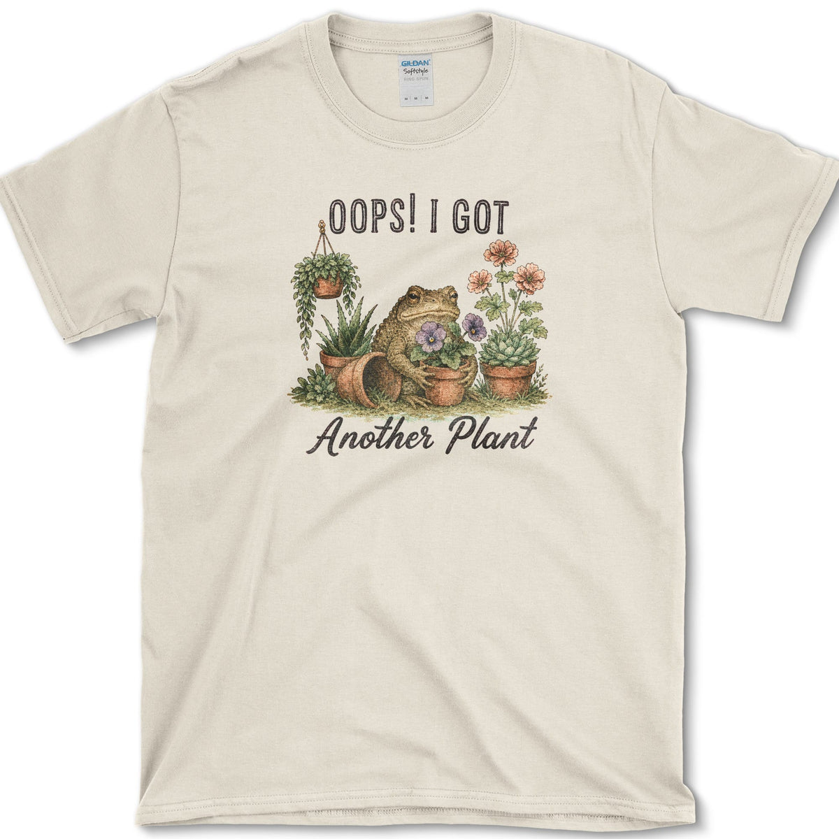 Oops Another Plant T-Shirt S / Natural Essential Tees