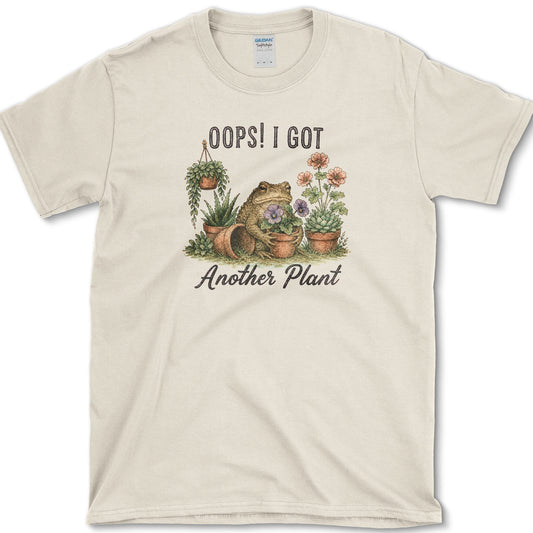Oops Another Plant T-Shirt S / Natural Essential Tees