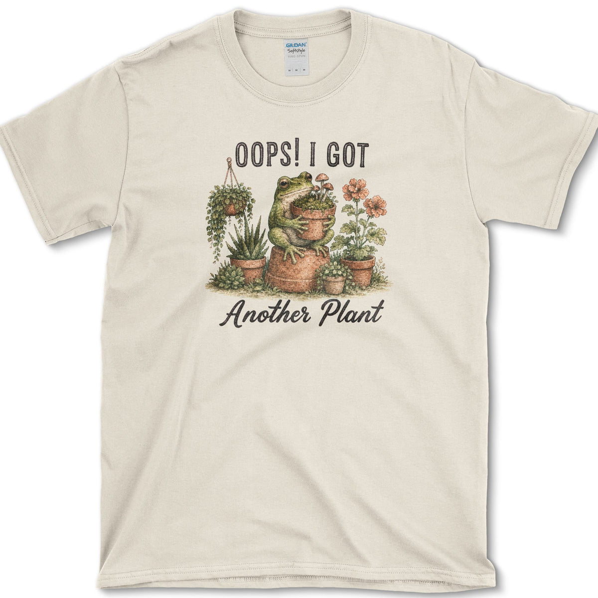 Oops Another Plant T-Shirt S / Natural Essential Tees