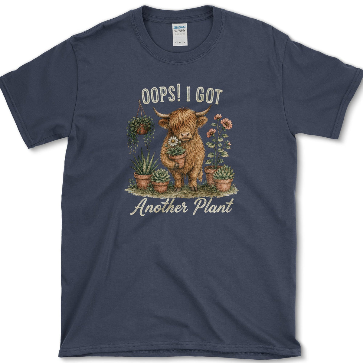 Oops Another Plant T-Shirt S / Navy Essential Tees