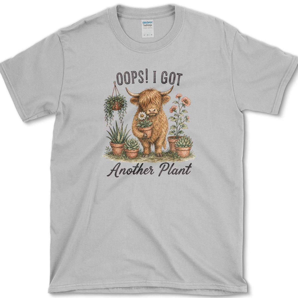 Oops Another Plant T-Shirt S / Sport Grey Essential Tees