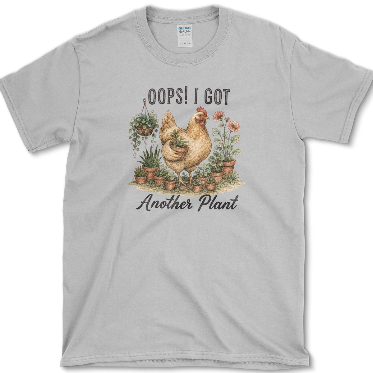 Oops Another Plant T-Shirt S / Sport Grey Essential Tees