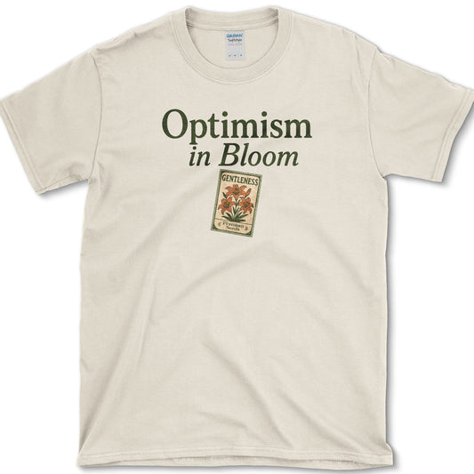 Optimism In Bloom T-Shirt S / Natural Essential Tees