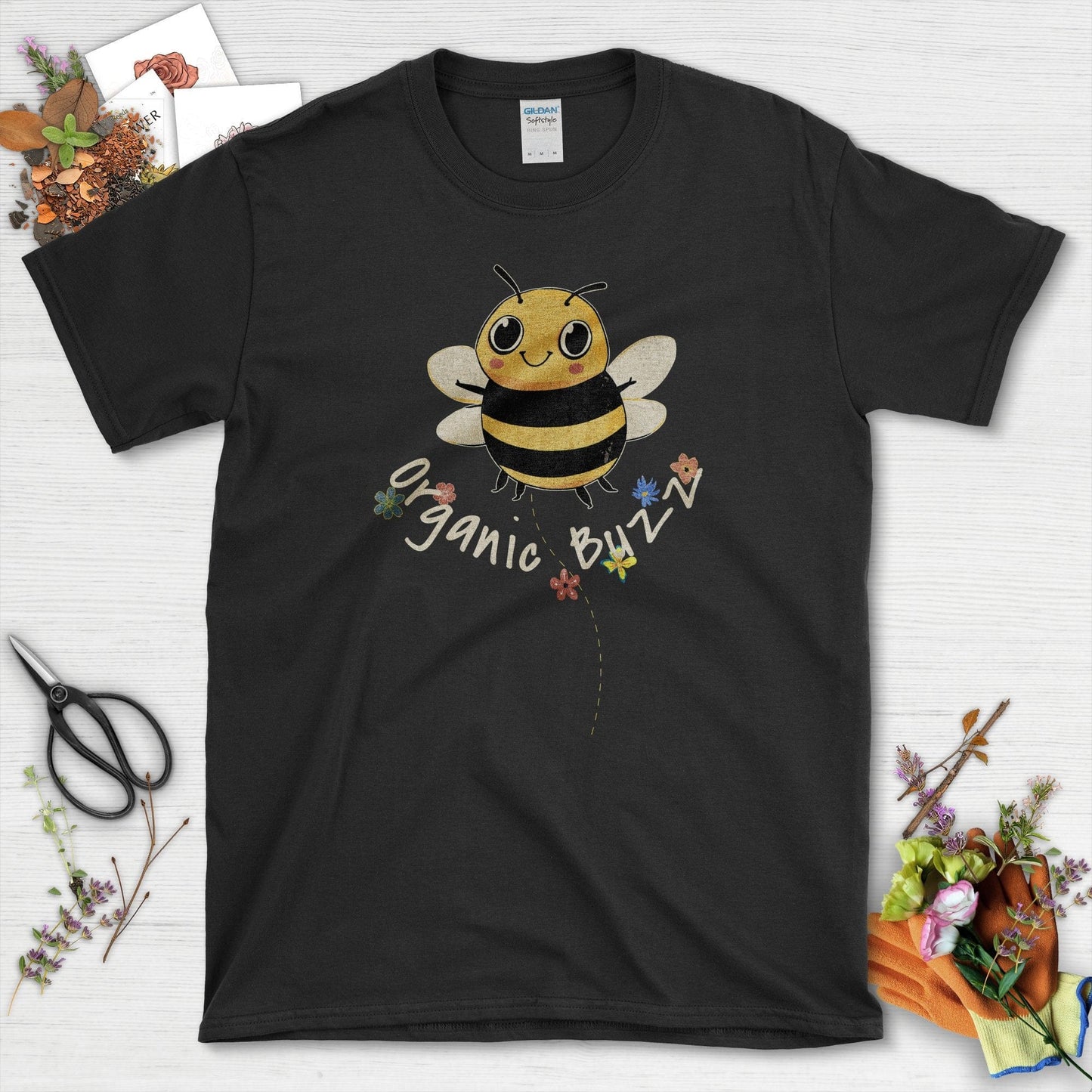 Organic Buzz T-Shirt Black / S T-Shirt