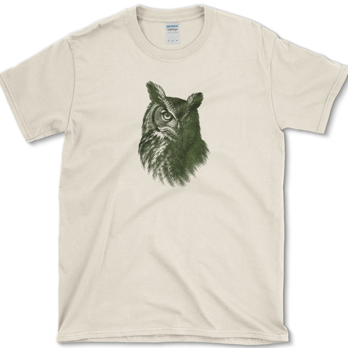 Owl From The Dark T-Shirt Natural / S Essential Tees