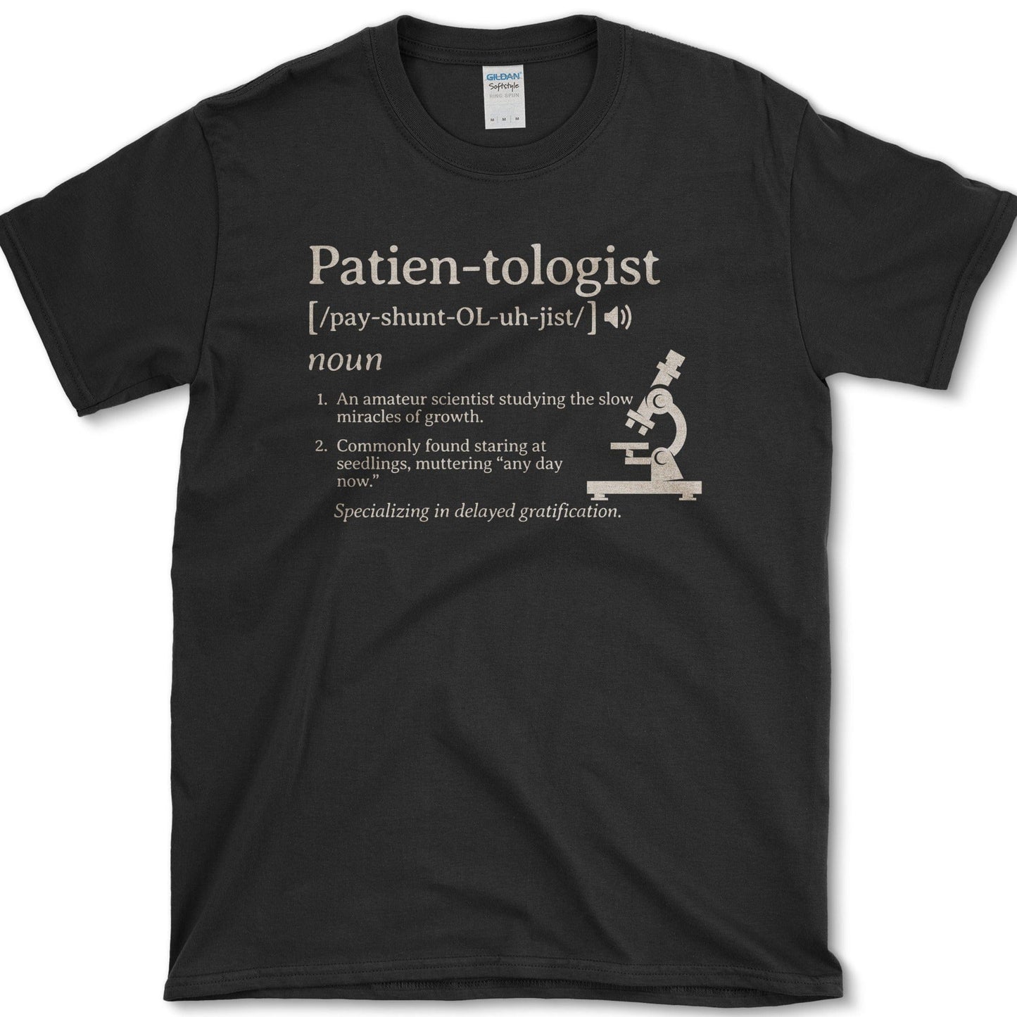 Patien-tologist T-Shirt Essential Tees / S / Black Physical Item