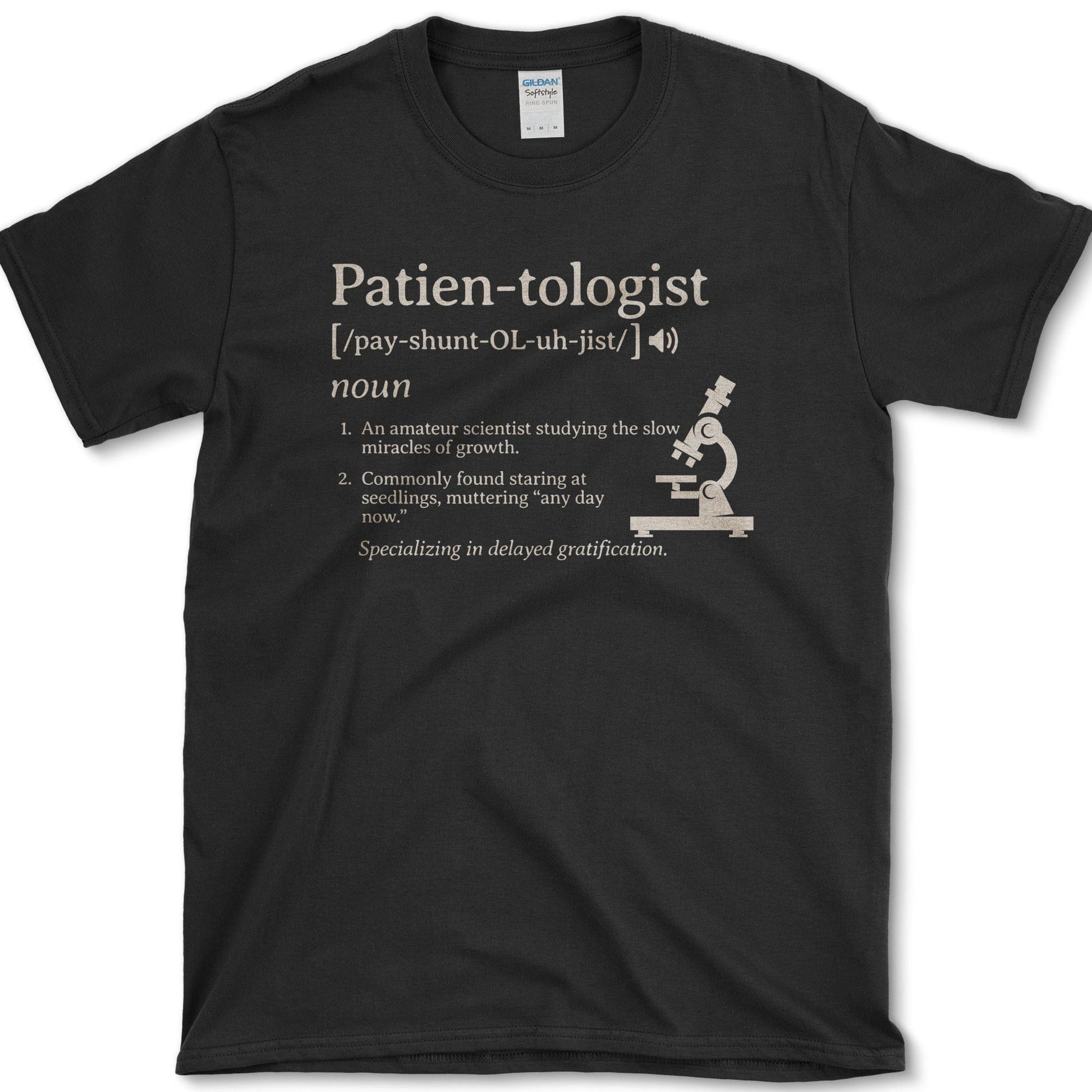 Patien-tologist T-Shirt Essential Tees / S / Black Physical Item