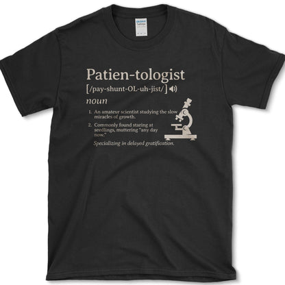 Patien-tologist T-Shirt Essential Tees / S / Black Physical Item