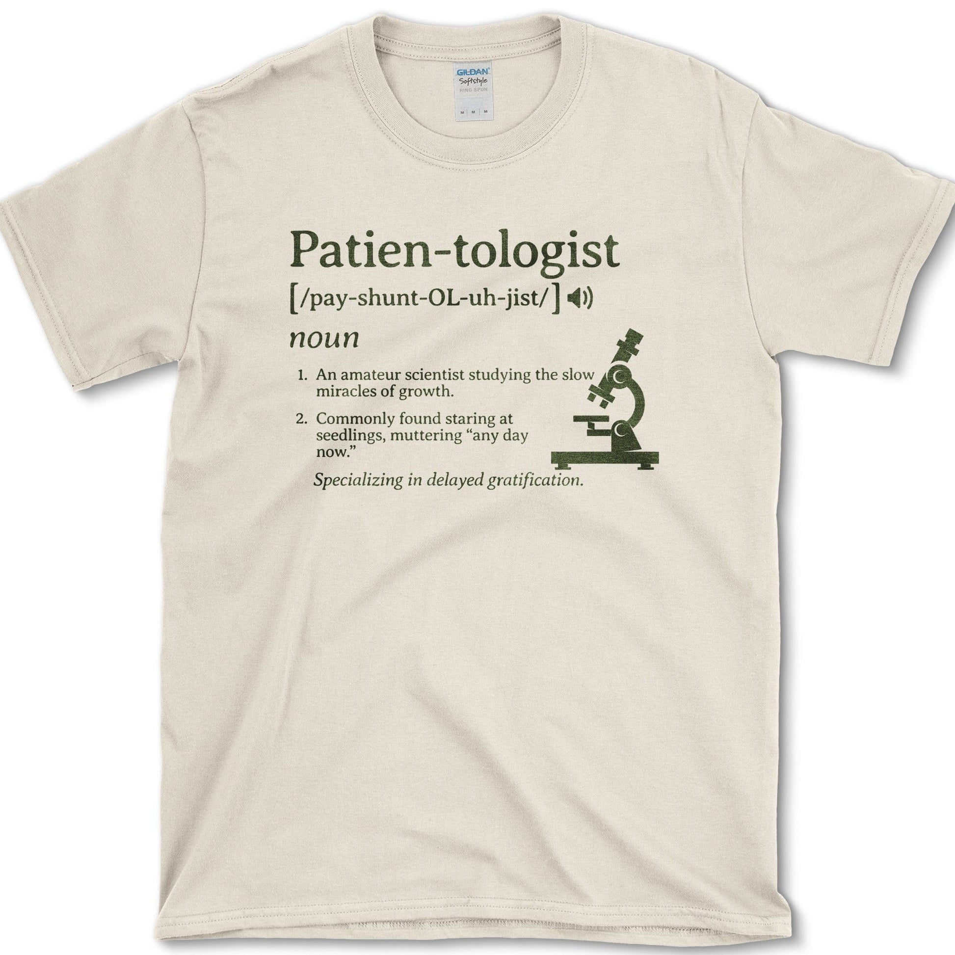 Patien-tologist T-Shirt Essential Tees / S / Natural Physical Item