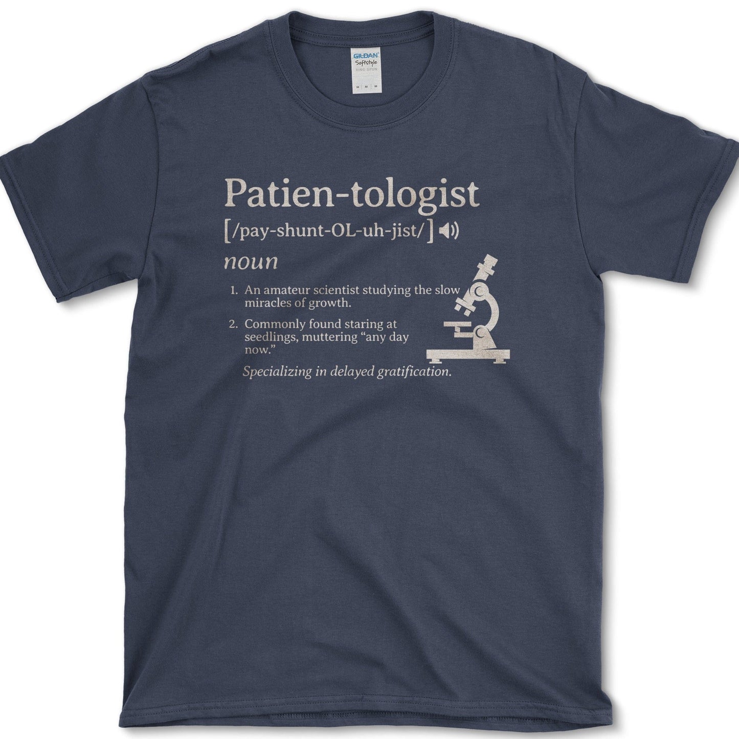 Patien-tologist T-Shirt Essential Tees / S / Navy Physical Item