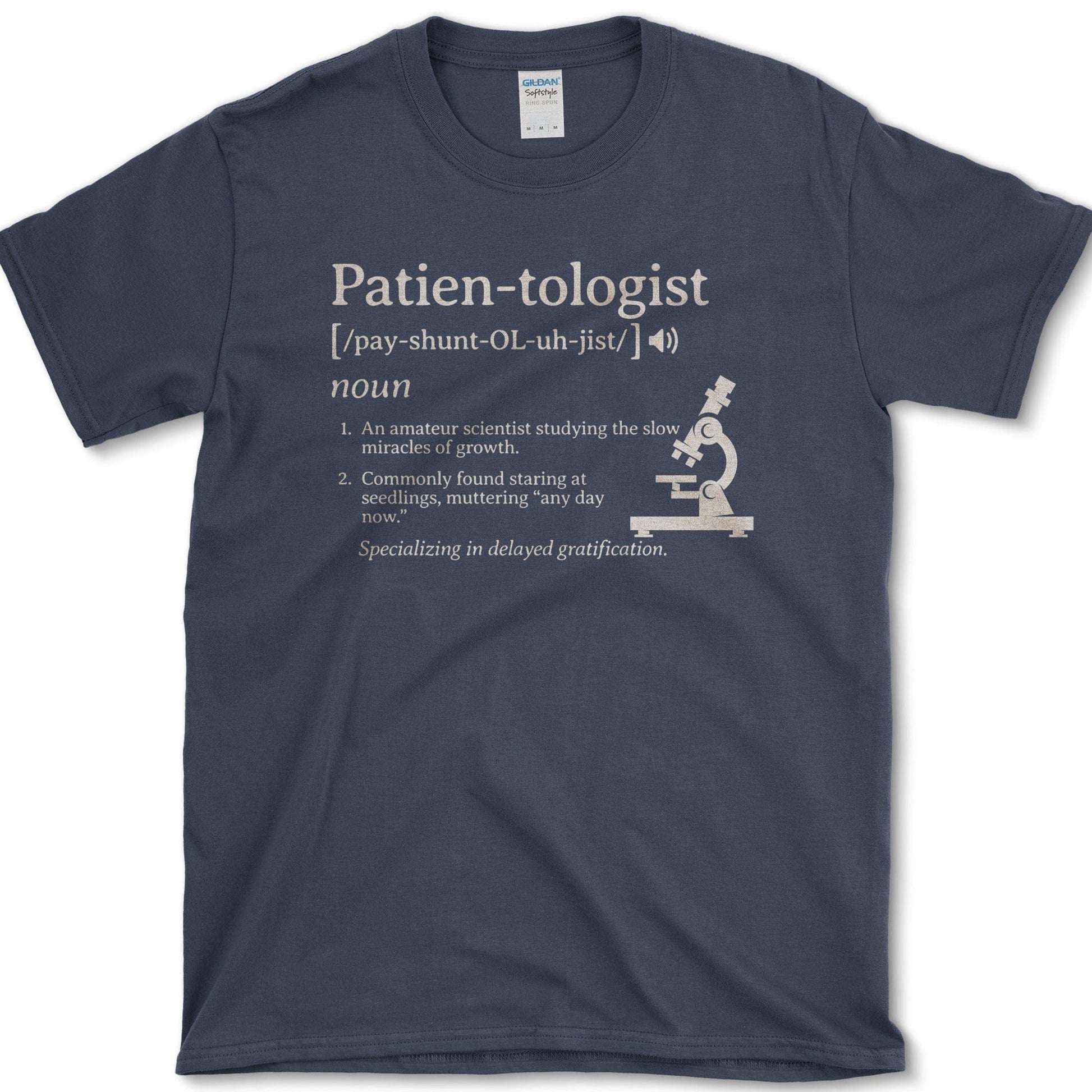 Patien-tologist T-Shirt Essential Tees / S / Navy Physical Item