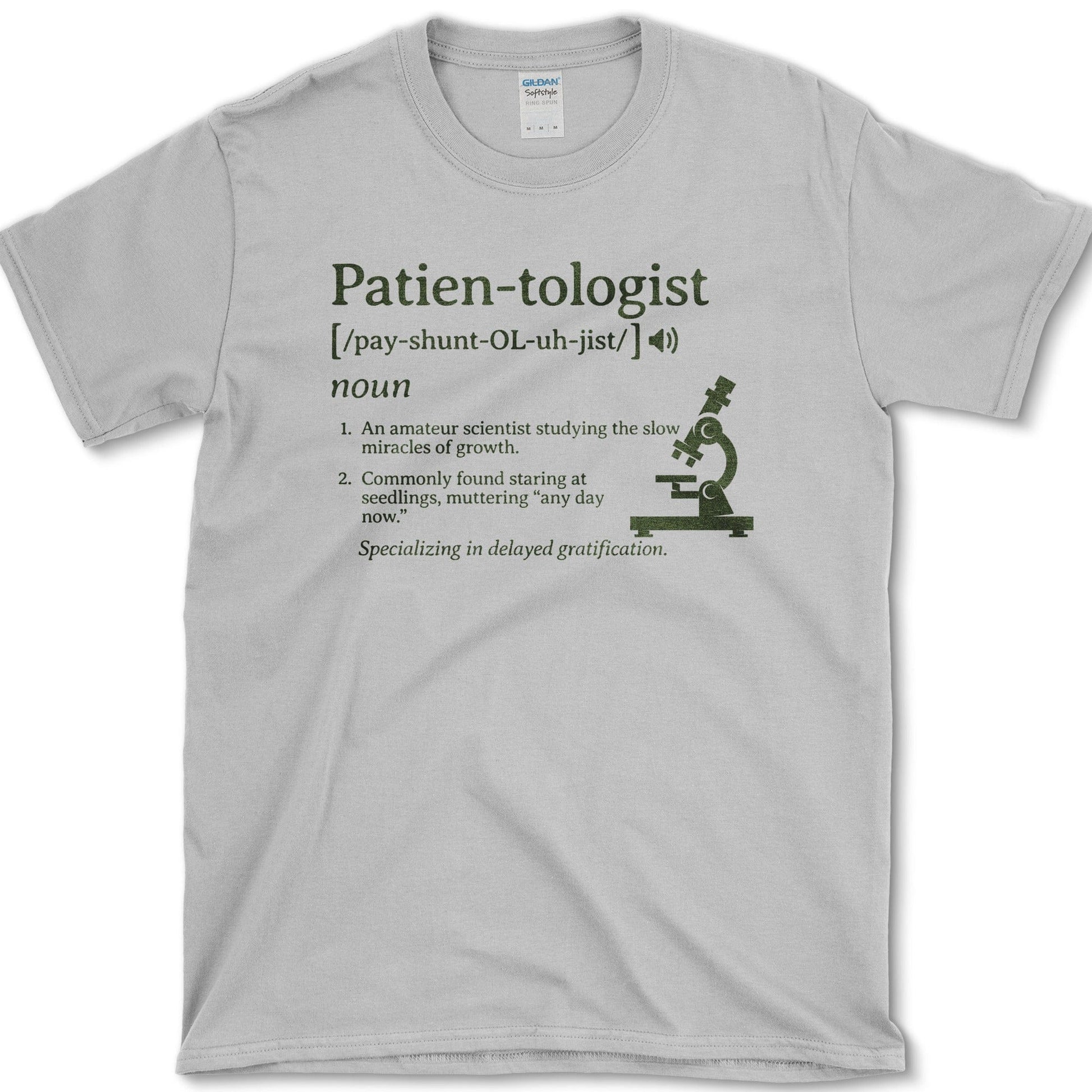 Patien-tologist T-Shirt Essential Tees / S / Sport Grey Physical Item