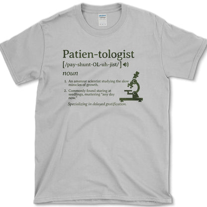 Patien-tologist T-Shirt Essential Tees / S / Sport Grey Physical Item