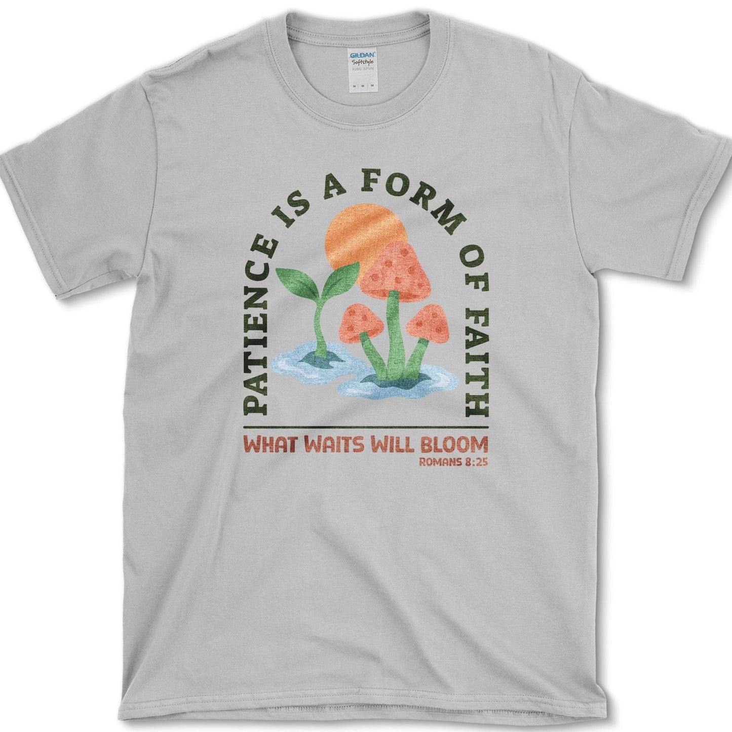 Patience Form of Faith T-Shirt Essential Tees / S / Sport Grey Physical Item