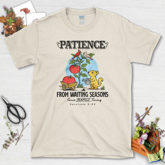 Patience from Waiting Seasons T-Shirt Essential Tees / S / Natural Physical Item