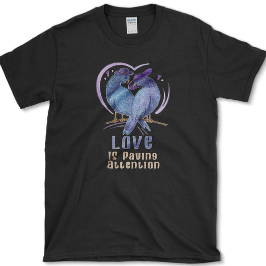 Paying Attention T-Shirt Essential Tees / S / Black Physical Item