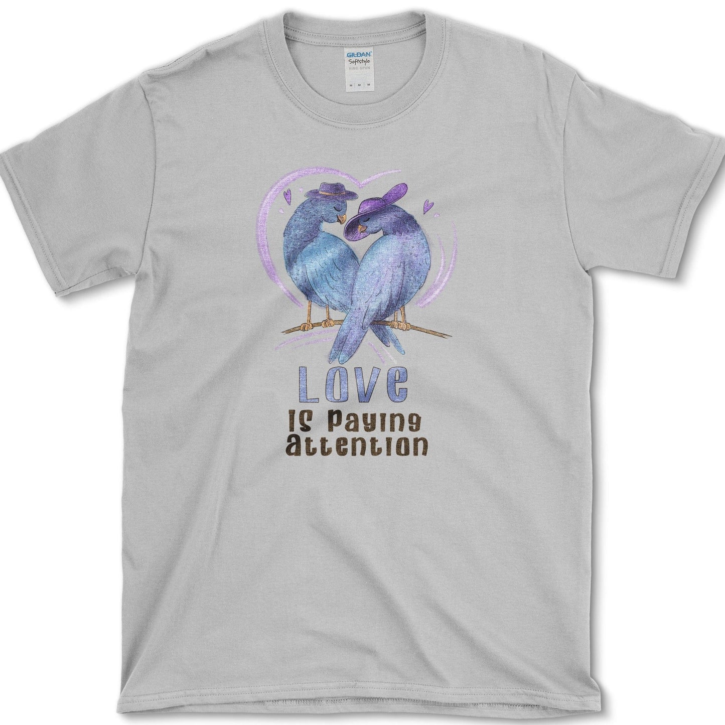 Paying Attention T-Shirt Essential Tees / S / Sport Grey Physical Item