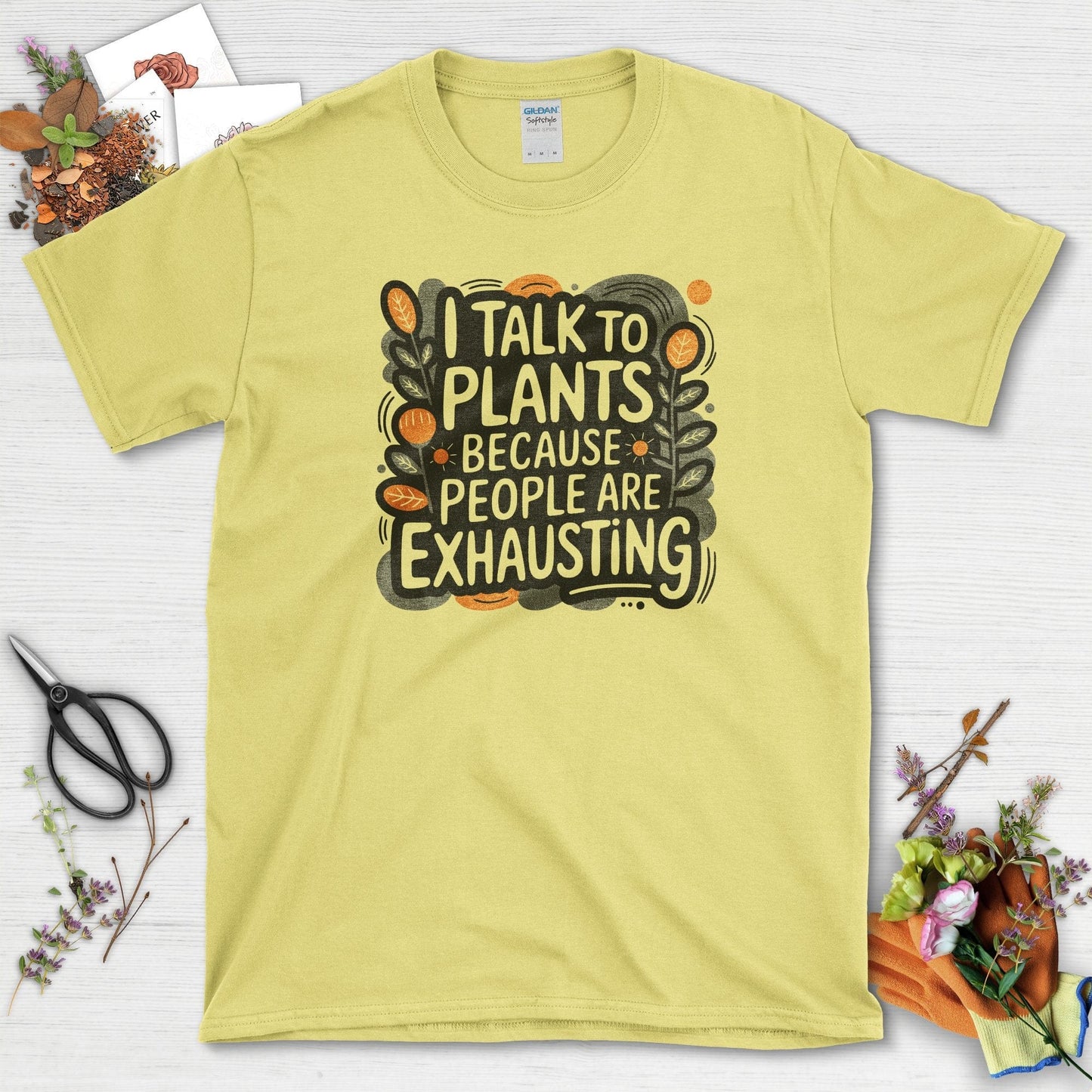 People Are Exhausting T-Shirt Cornsilk / S T-Shirt