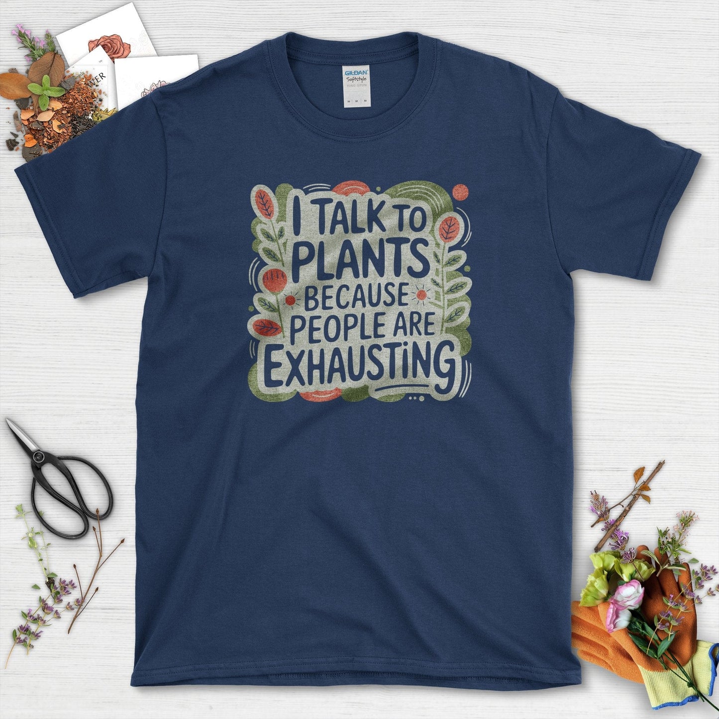 People Are Exhausting T-Shirt Navy / S T-Shirt
