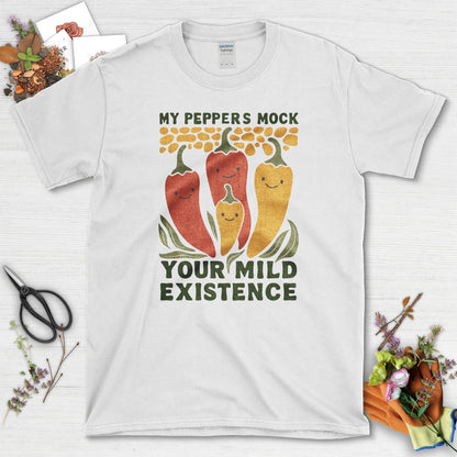 Peppers Mock Existence T-Shirt White / M Physical Item